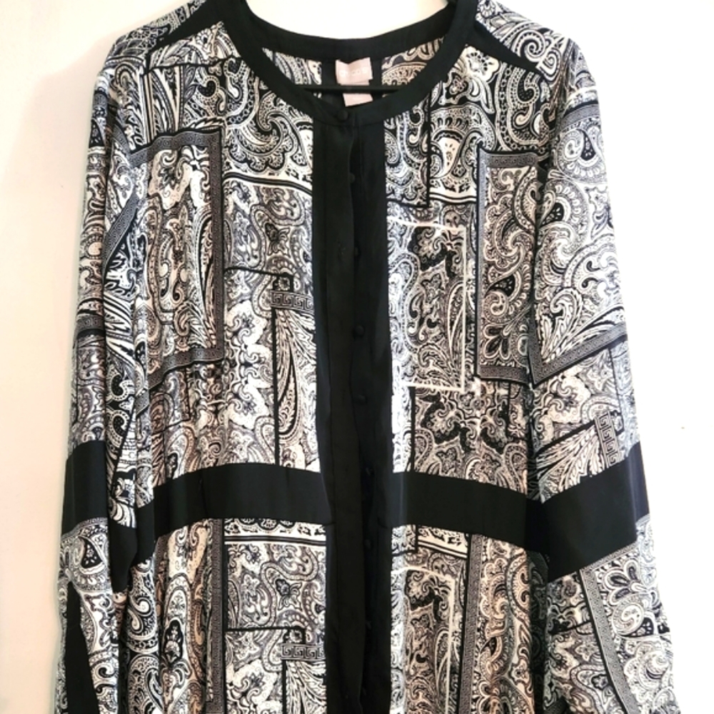 Chico's Black & White Dress